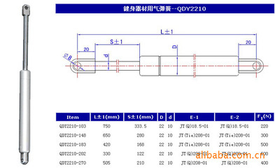 解析保險柜專用緩沖型氣彈簧 五菱氣動液壓件廠優質供應